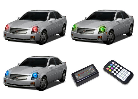 Cadillac-CTS-2003-2004-2005-2006-2007-LED-Halo-Headlights-RGB-Colorfuse-RF-Remote-CA-CTS0307-V3HCFRF