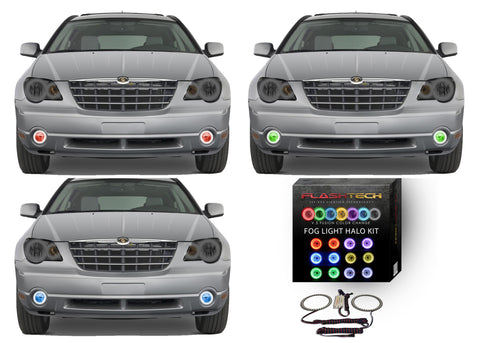 Chrysler-Pacifica-2006, 2007, 2008, 2009-LED-Halo-Fog Lights-RGB-No Remote-CH-PF0609-V3F