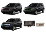 Chevrolet-Equinox-2005, 2006, 2007, 2008, 2009-LED-Halo-Headlights-RGB-RF Remote-CY-EQ0509-V3HRF