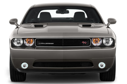 Dodge-Challenger-2008, 2009, 2010, 2011, 2012, 2013-LED-Halo-Fog Lights-White-RF Remote White-DO-CL0814-WFRF