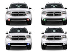 Dodge-Durango-2011, 2012, 2013-LED-Halo-Fog Lights-RGB-No Remote-DO-DU1113-V3F
