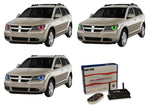 Dodge-Journey-2009, 2010, 2011, 2012, 2013-LED-Halo-Headlights-RGB-WiFi Remote-DO-JO0913-V3HWI