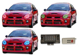 Dodge-Neon-2003, 2004, 2005-LED-Halo-Headlights-RGB-RF Remote-DO-NE0305-V3HRF