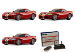 Dodge-Viper-2003, 2004, 2005, 2006, 2007, 2008, 2009, 2010-LED-Halo-Headlights-RGB-WiFi Remote-DO-VI0310-V3HWI