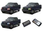 Ford-Explorer-2006, 2007, 2008, 2009, 2010-LED-Halo-Headlights-RGB-Colorfuse RF Remote-FO-EXST0610-V3HCFRF