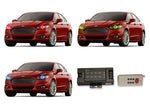 Ford-Fusion-2013, 2014, 2015, 2016-LED-Halo-Headlights-RGB-RF Remote-FO-FU1316-V3HRF