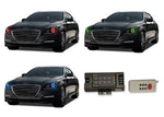Hyundai-Genesis-2015, 2016-LED-Halo-Headlights-RGB-RF Remote-HY-GNS1516-V3HRF