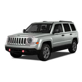 Jeep-Patriot-2007, 2008, 2009, 2010-LED-Halo-Fog Lights-RGB-Bluetooth RF Remote-JE-PT0710-V3FBTRF