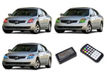Nissan-Altima-2010, 2011, 2012-LED-Halo-Headlights-RGB-Colorfuse RF Remote-NI-ALS1012-V3HCFRF