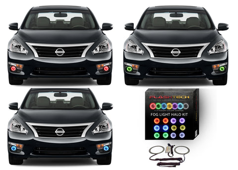 Nissan-Altima-2013, 2014, 2015-LED-Halo-Fog Lights-RGB-No Remote-NI-ALS1315-V3F