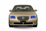 Nissan-Maxima-2002, 2003-LED-Halo-Headlights-Blue-No Remote-NI-MX0203-BH
