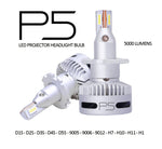 P5 LED Headlight Bulbs - 6000K - D2S