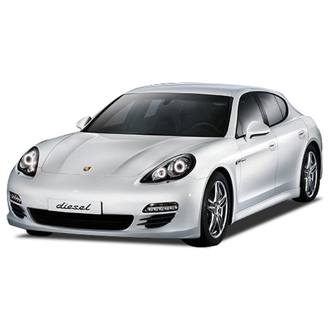 Porsche-Panamera-2010, 2011, 2012, 2013-LED-Halo-Headlights-White-RF Remote White-PR-PA1013-WHRF