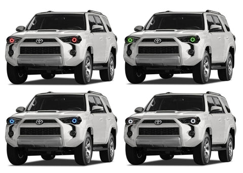 Toyota-4Runner-2014, 2015, 2016-LED-Halo-Headlights-RGB-No Remote-TO-4R1416-V3H