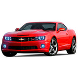 Chevrolet-Camaro-2010, 2011, 2012, 2013-LED-Halo-Headlights and Fog Lights-White-RF Remote White-CY-CANR1013-WHFRF