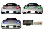 Acura-NSX-2002, 2003, 2004, 2005-LED-Halo-Headlights-RGB-RF Remote-AC-NSX0205-V3HRF