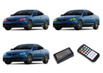 Acura-RSX-2005, 2006-LED-Halo-Headlights-RGB-Colorfuse RF Remote-AC-RSX0506-V3HCFRF