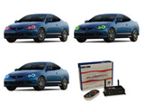 Acura-RSX-2005, 2006-LED-Halo-Headlights-RGB-WiFi Remote-AC-RSX0506-V3HWI