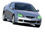 Acura-RSX-2002, 2003, 2004-LED-Halo-Headlights-ColorChase-No Remote-AC-RX0204-CCH