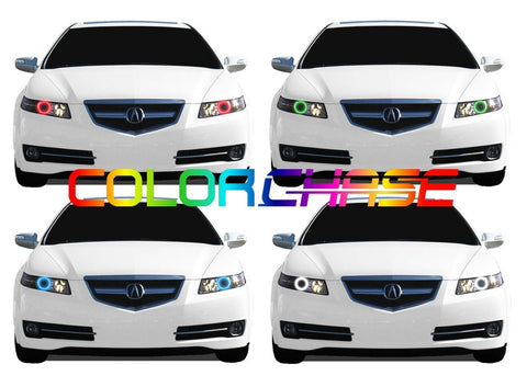 Ford-F-150-2013, 2014-LED-Halo-Fog Lights-ColorChase-No Remote-FO-F11314P-CCF
