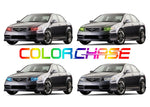 Acura-TSX-2004, 2005, 2006, 2007, 2008-LED-Halo-Headlights-ColorChase-No Remote-AC-TSX0408-CCH