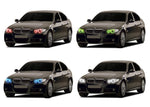 BMW-335i-2006-2007-2008-LED-Halo-Headlights-RGB-No-Remote-BM-35I07-V3H