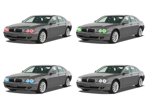 BMW-7 series-2006-2007-2008-LED-Halo-Headlights-RGB-BM-7S07-V3HP