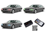 BMW-7 series-2006-2007-2008-LED-Halo-Headlights-RGB-Bluetooth-RF-Remote-BM-7S07-V3HBTRF