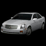 Cadillac-CTS-2003, 2004, 2005, 2006, 2007-LED-Halo-Headlights-RGB-Bluetooth RF Remote-CA-CTS0307-V3HBTRF