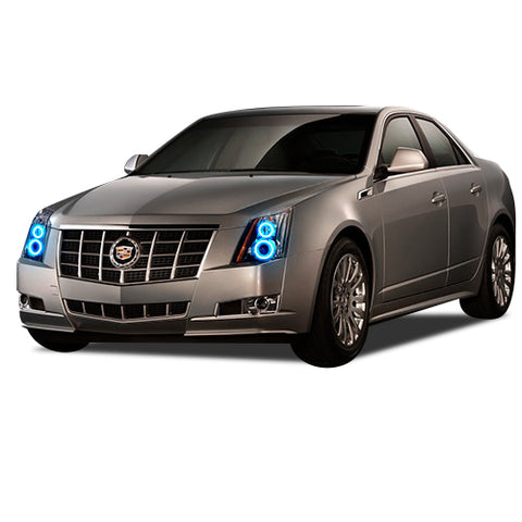 Cadillac-CTS-2008-2009-2010-2011-2012-2013-LED-Halo-Headlights-Blue-No-Remote-CA-CTSHA0813-BH