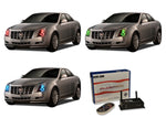 Cadillac-CTS-2008, 2009, 2010, 2011, 2012, 2013-LED-Halo-Headlights-RGB-WiFi Remote-CA-CTSHA0813-V3HWI