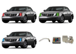 Cadillac-DTS-2006, 2007, 2008, 2009, 2010, 2011-LED-Halo-Headlights-RGB-IR Remote-CA-DTS0611-V3HIR