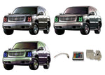 Cadillac-Escalade-2002, 2003, 2004, 2005, 2006-LED-Halo-Headlights-RGB-IR Remote-CA-ES0206-V3HIR