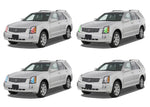 Cadillac-SRX-2004, 2005, 2006, 2007, 2008, 2009-LED-Halo-Headlights-RGB-No Remote-CA-SRX0409-V3H