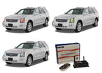 Cadillac-SRX-2004, 2005, 2006, 2007, 2008, 2009-LED-Halo-Headlights-RGB-WiFi Remote-CA-SRX0409-V3HWI