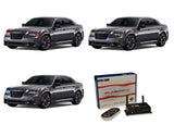 Chrysler-300-2011, 2012, 2013, 2014, 2015, 2016-LED-Halo-Headlights-RGB-WiFi Remote-CH-301116-V3HWI