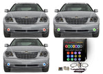 Chrysler-Pacifica-2006, 2007, 2008, 2009-LED-Halo-Fog Lights-RGB-IR Remote-CH-PF0609-V3FIR