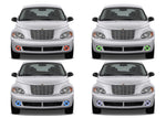 Chrysler-PT Cruiser-2006, 2007, 2008, 2009, 2010-LED-Halo-Fog Lights-RGB-No Remote-CH-PT0610-V3F