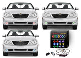 Chrysler-Sebring-2008, 2009, 2010-LED-Halo-Fog Lights-RGB-Bluetooth RF Remote-CH-SB0810-V3FBTRF