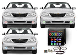 Chrysler-Sebring-2008, 2009, 2010-LED-Halo-Fog Lights-RGB-IR Remote-CH-SB0810-V3FIR