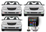 Chrysler-Sebring-2008, 2009, 2010-LED-Halo-Fog Lights-RGB-RF Remote-CH-SB0810-V3FRF