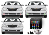 Chrysler-Sebring-2008, 2009, 2010-LED-Halo-Fog Lights-RGB-WiFi Remote-CH-SB0810-V3FWI