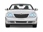 Chrysler-Sebring-2008, 2009, 2010-LED-Halo-Headlights-RGB-Bluetooth RF Remote-CH-SB0810-V3HBTRF