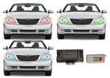 Chrysler-Sebring-2008, 2009, 2010-LED-Halo-Headlights-RGB-RF Remote-CH-SB0810-V3HRF