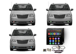Chrysler-Town & Country-2005, 2006, 2007, 2008, 2009, 2010-LED-Halo-Fog Lights-RGB-IR Remote-CH-TC0510-V3FIR