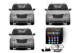 Chrysler-Town & Country-2005, 2006, 2007, 2008, 2009, 2010-LED-Halo-Fog Lights-RGB-WiFi Remote-CH-TC0510-V3FWI