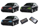 Chevrolet-Cobalt-2005, 2006, 2007, 2008, 2009, 2010-LED-Halo-Headlights-RGB-Colorfuse RF Remote-CY-CO0510-V3HCFRF
