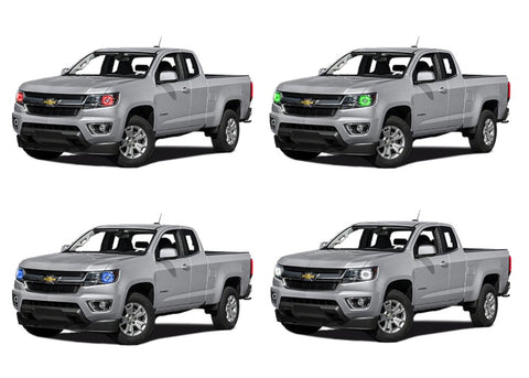 Chevrolet-Colorado-2015, 2016-LED-Halo-Headlights-RGB-No Remote-CY-CRP1516-V3H