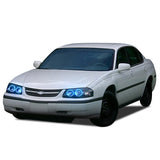 Chevrolet-Impala-2000, 2001, 2002, 2003, 2004, 2005-LED-Halo-Headlights-RGB-Bluetooth RF Remote-CY-IM0005-V3HBTRF