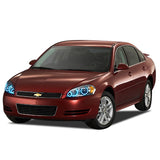 Chevrolet-Impala-2006, 2007, 2008, 2009, 2010, 2011, 2012-LED-Halo-Headlights-ColorChase-No Remote-CY-IM0613-CCH